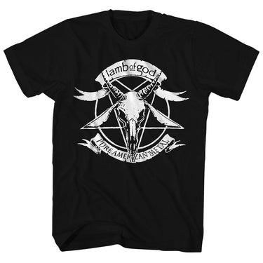 Lamb of God Pure American Metal Mens T-shirt